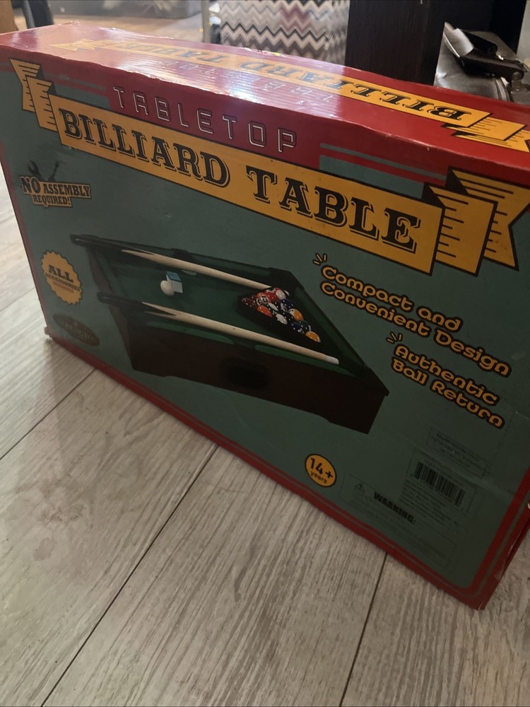 2020 Barrington Tabletop Billiard  POOL Table NEW NO ASSEMBLY REQUIRED