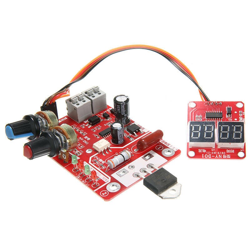 Spot Welder Control Board 40A Digital Spot Welding Time & Current Controller C#