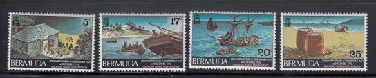 BERMUDA Gunpowder Plot at St. Georges MNH set