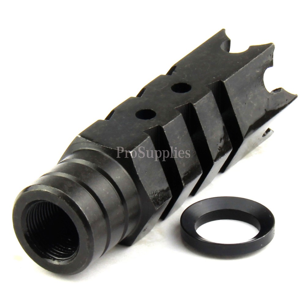 Shark Muzzle Brake 1/2" x 28 Thread .223 /w Crush Washer