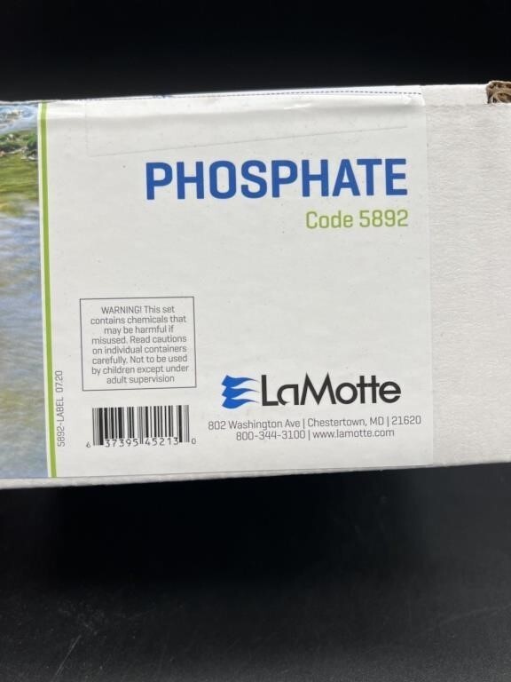 LaMotte 5892 Phosphate Testing Test Kit 100 pack test modules NEW