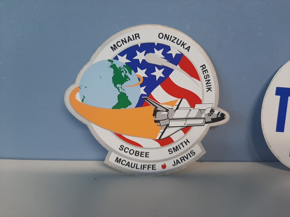 NASA Challenger Space Shuttle Decal Qnd NASA Team Decal