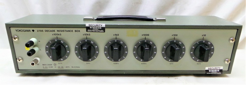 YOKOGAWA 2793 DECADE RESISTANCE BOX.