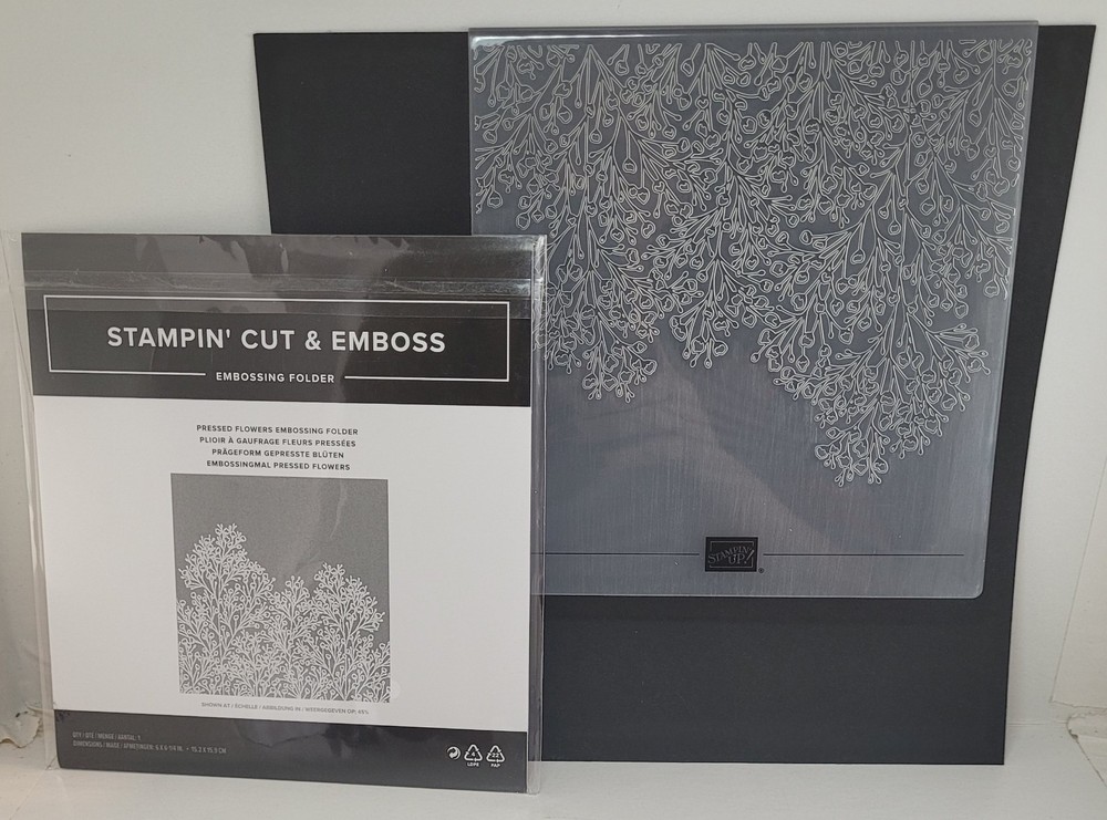 Stampin' Up! -Pressed Flower- Embossing Folder - *Retired*