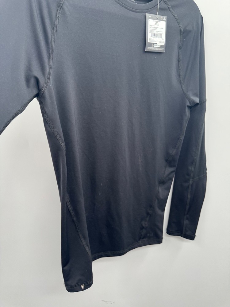 NWT DSG Compression Base Layer Men's Medium Black Crew Neck Long Sleeve Pullover