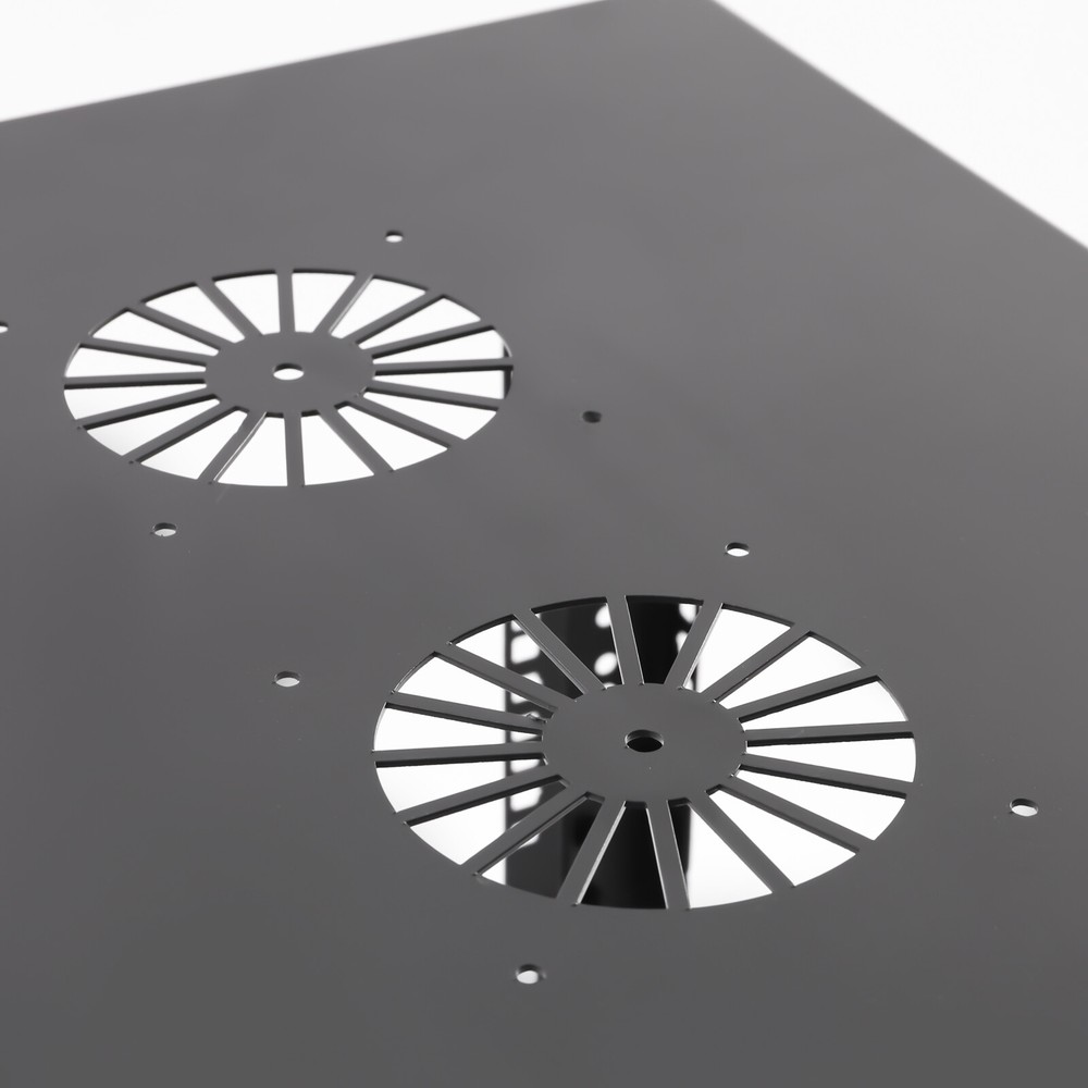 18U 18.5" 4 Post Open Frame Network Server Rack Adjustable Partition 0-31.5'' US