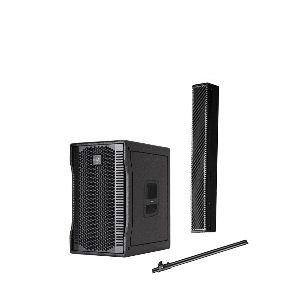 RCF EVOX 12 Active Portable 2-Way Array PA System + Protective Cover Set