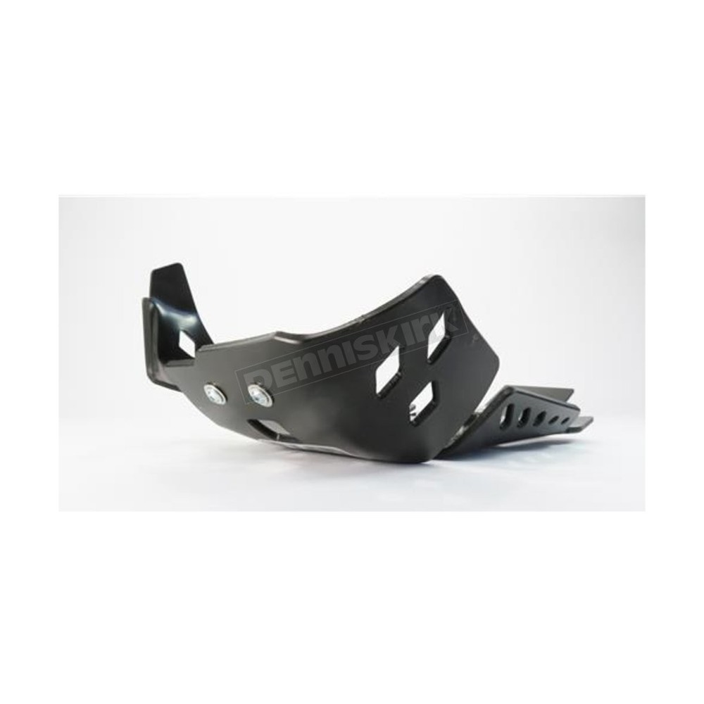 T.M. Designworks Full Coverage Skid Plate w/Link Guard - YALG-254-BK