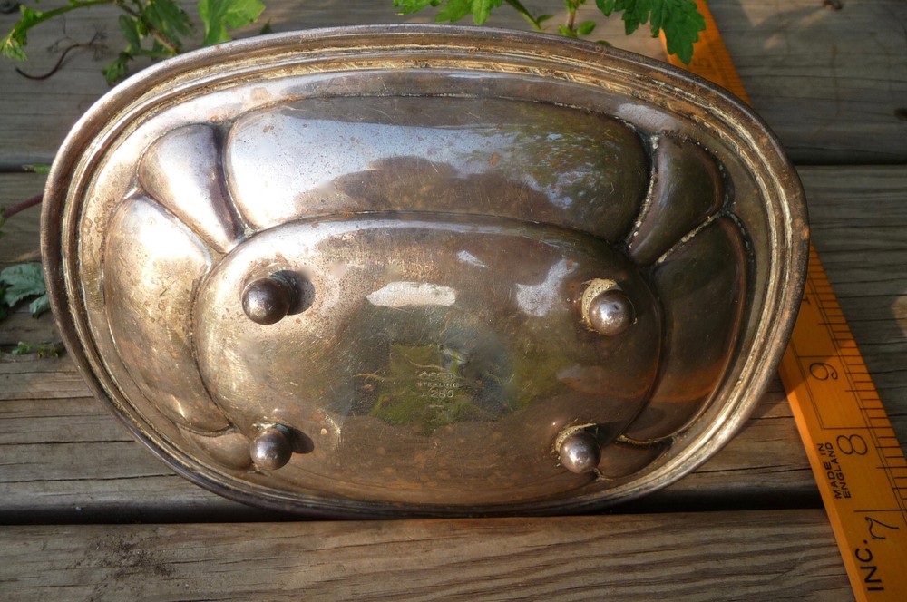 Sterling Silver SOAP DISH Footed Dominick & Haff 1268 NICE!