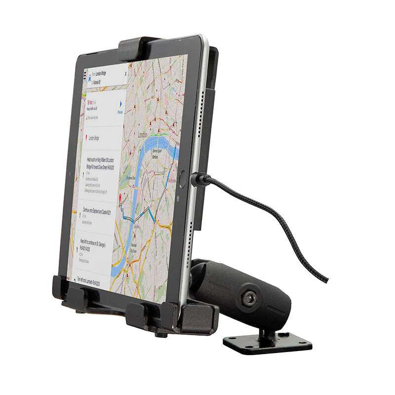 Arkon TAB42AMPSML Powered Locking Tablet Mount with Magnetic Lightning Charge