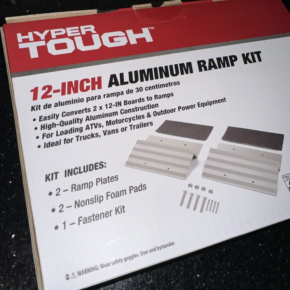 Hyper Tough 12-inch Aluminum Ramp Kit