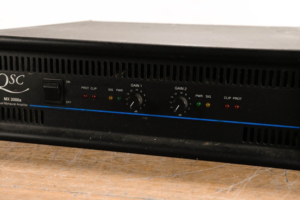 QSC MX 2000a Two-Channel Power Amplifier CG01XTE