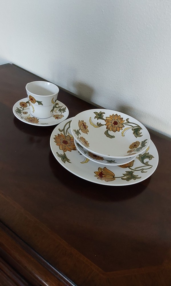 NORITAKE PROGRESSION "ALOHA" 5PC PLACE SETTING DINNERWARE