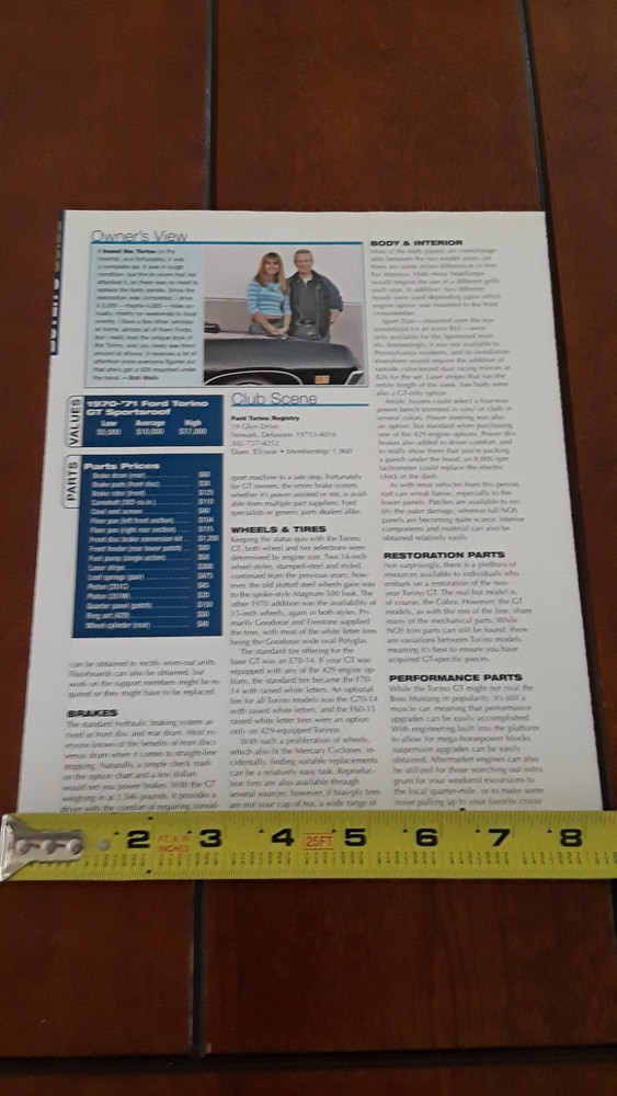 1970 - 1971 FORD TORINO GT ORIGINAL 2007 ARTICLE