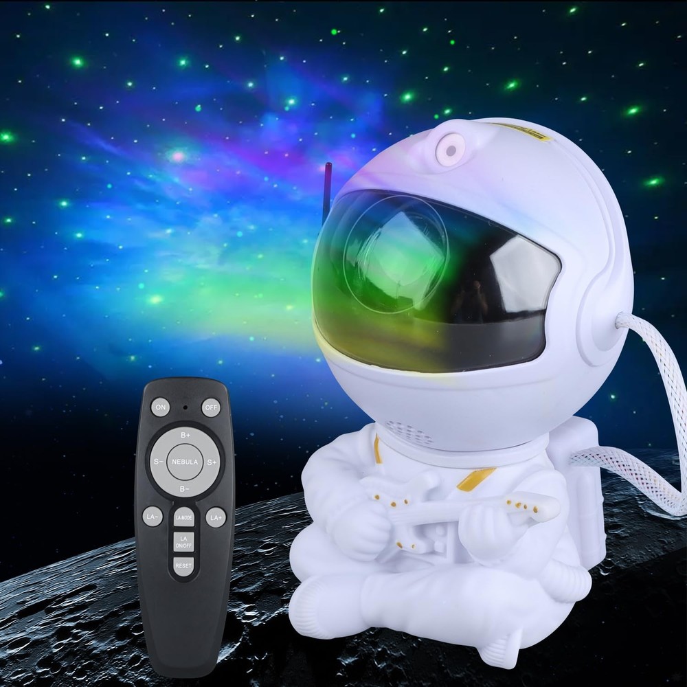 Astronaut Star Projector, Projector Galaxy Light for small, White Guitar