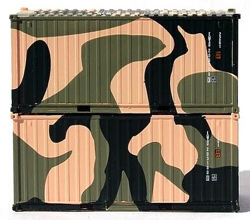 JackTermCo N 20' Std Container EMSU Camo - #205398