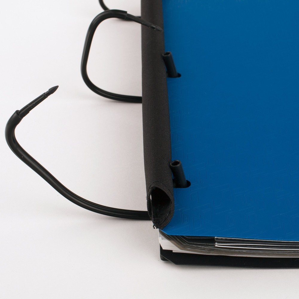 Flex Refillable College Ruled Notebook Plus Study App 1" Pacific Blue Plastic 3