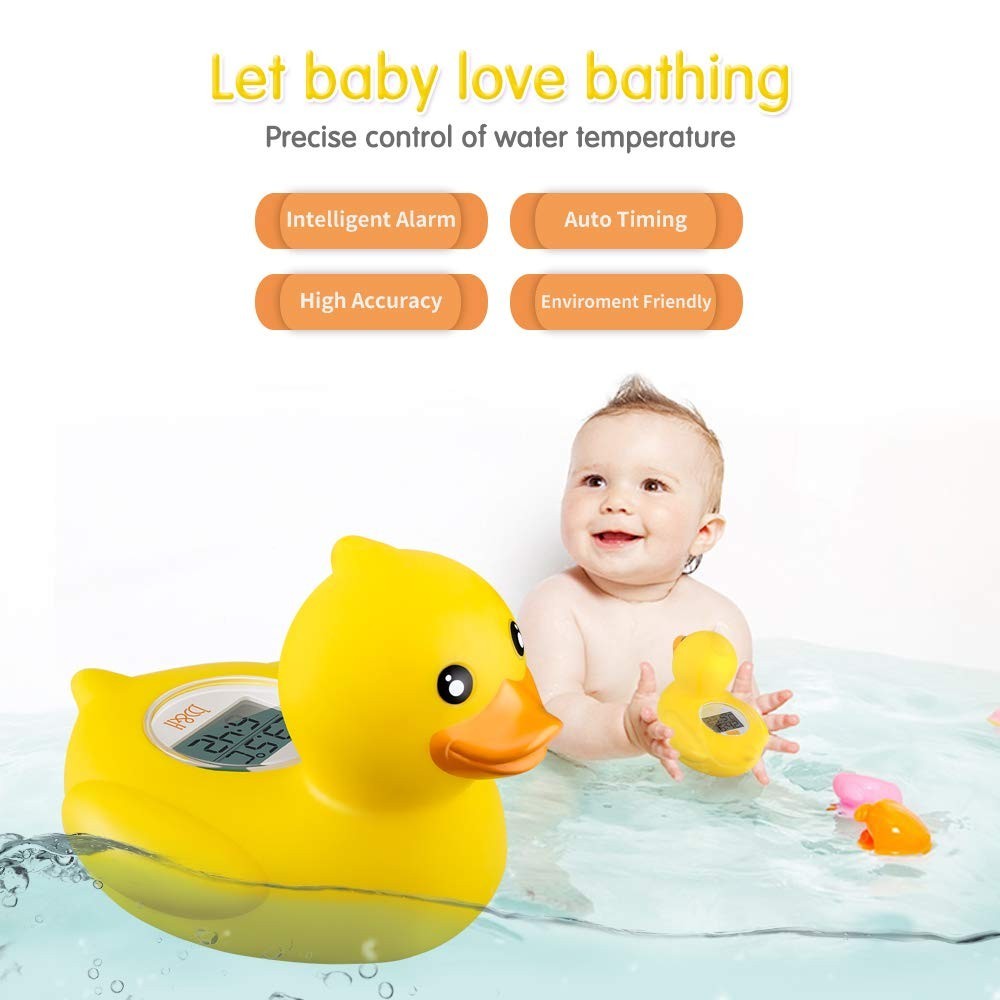 Baby Bath Thermometer with Blinking Light Indicator
