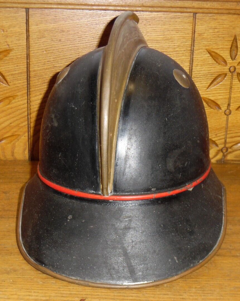 Vintage Swiss Fireman's Helmet #4