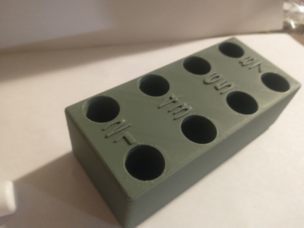 3d printed spark plug caddy