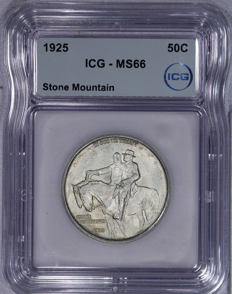 1925 Stone Mountain Half Dollar ICG MS66