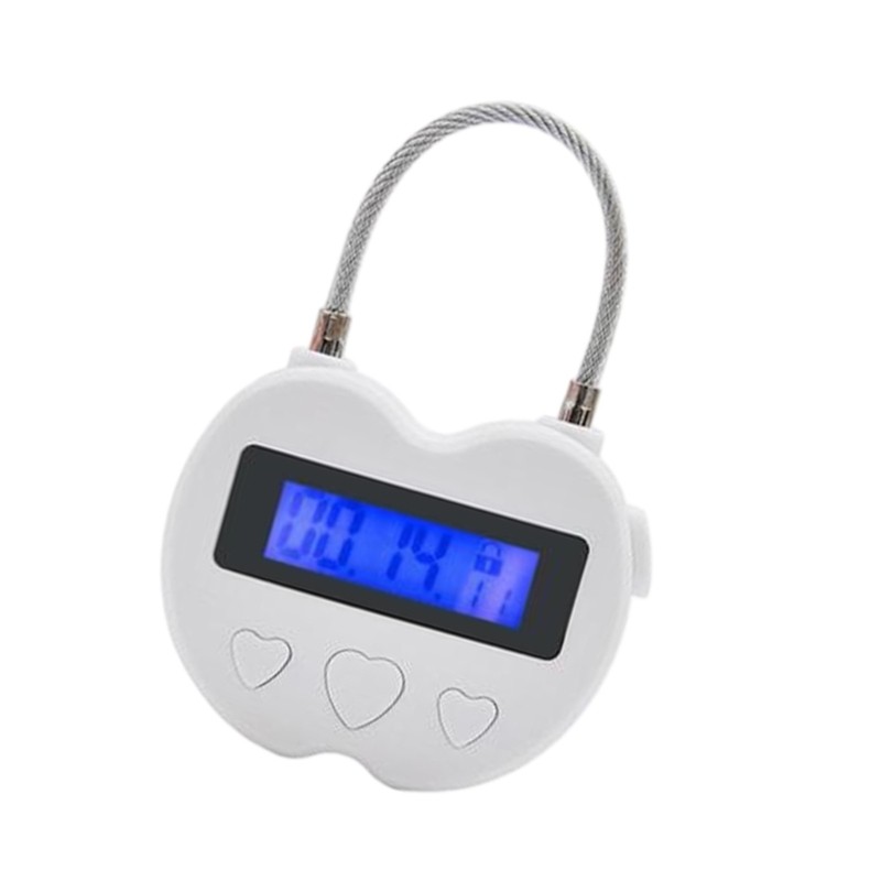 Timing Padlock LCD Display Time Lock Multifunction Travel Electronic Timer