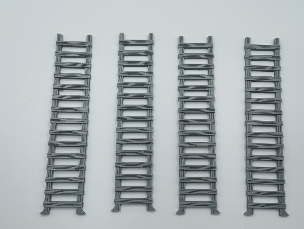 3D Printed 6" Ladders x4 (28mm-32mm Scale)