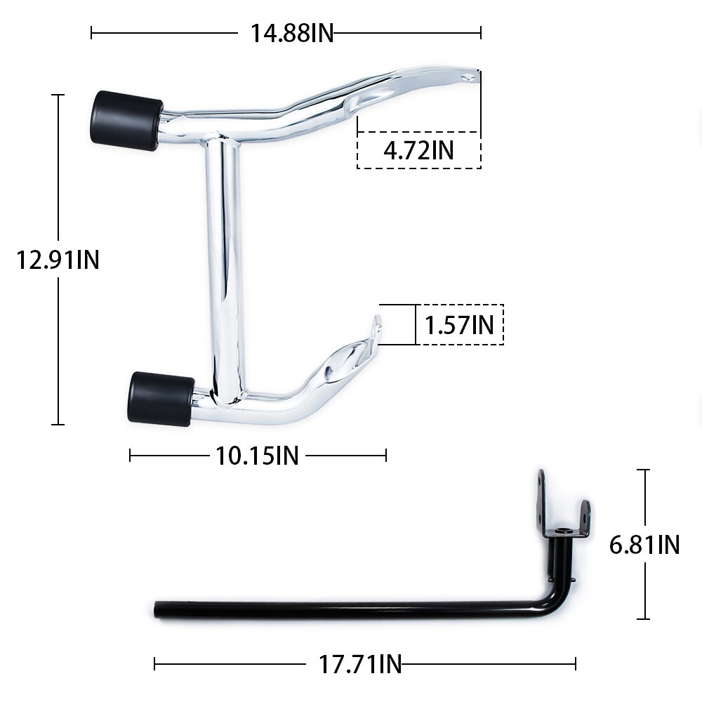 Saddlebag Guard Rails Bag Guards Front Highway Engine Guard For Harley Touring