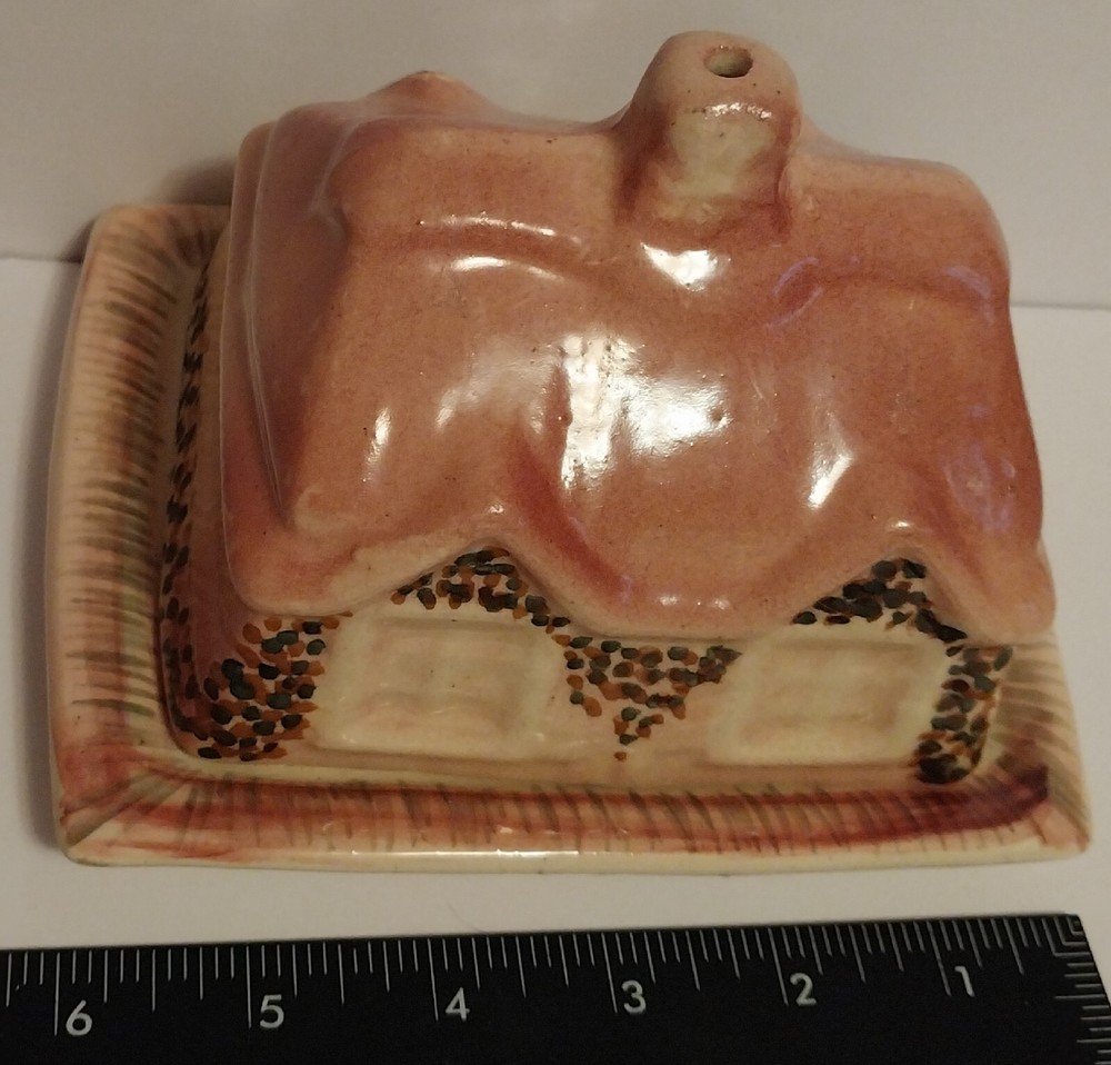 Vintage Covered COTTAGE WARE Butter Dish