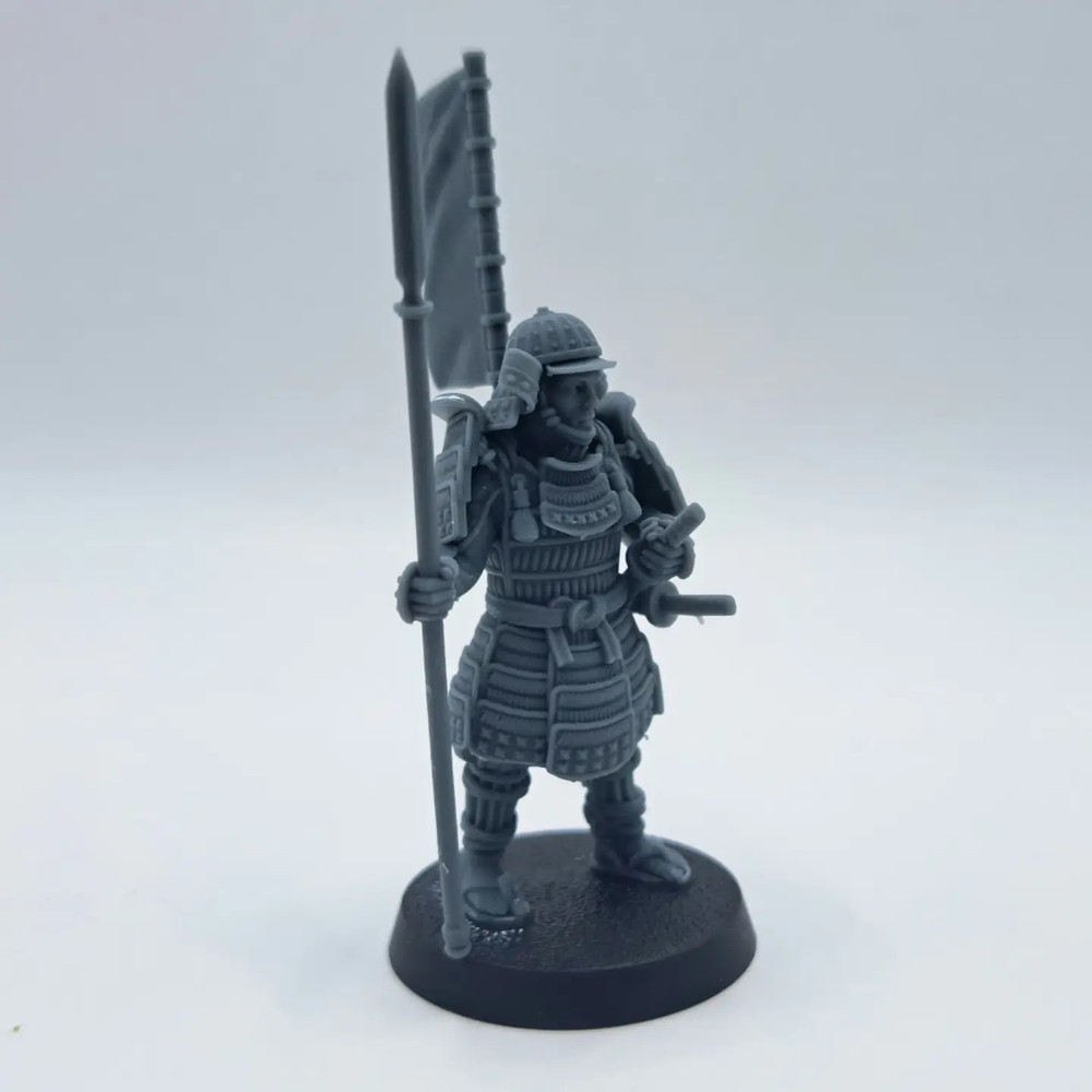 Male Samurai 3D printed, DnD, Pathfinder, Tabletop, Wargaming, RPG, Hametsu
