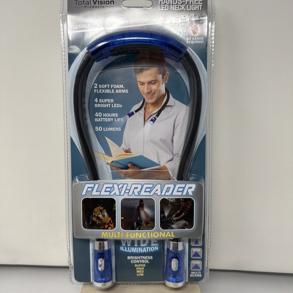 Hands-Free LED Neck Light. Total Vision • Flexible Personal Light System.