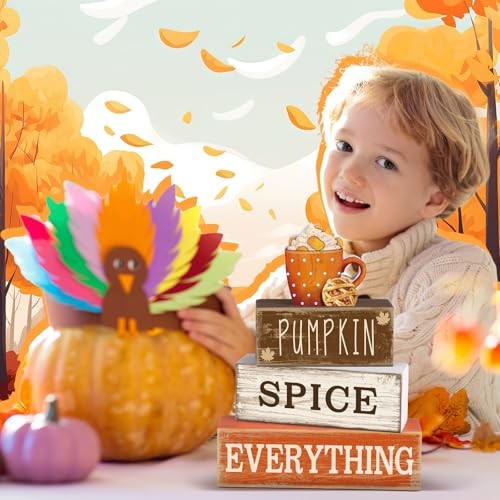 4 Pcs Thanksgiving Decorations for Home Fall Decor Thanksgiving Table Cup