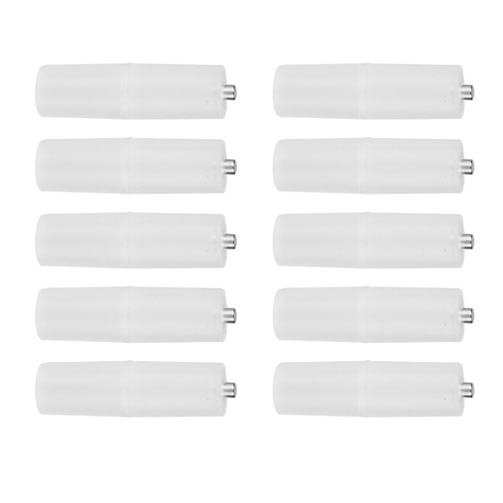 10PCS AAA To AA Battery Converter Adapter Waterproof Lightweight Small Size