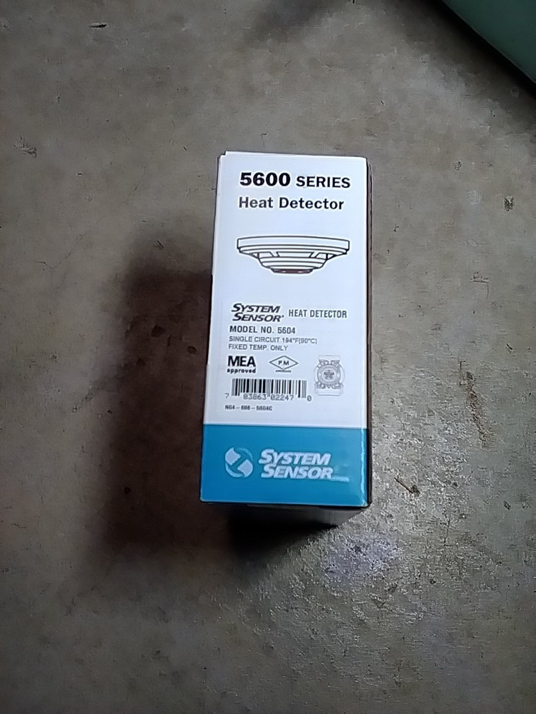 New System Sensor 5604 Fixed Temperature 194 degree Heat Detector
