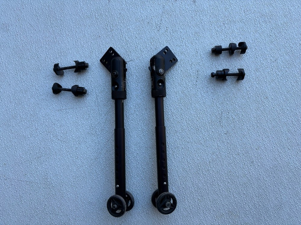 Tilite Wheelchair anti-tippers. Pair, Angle adjustable