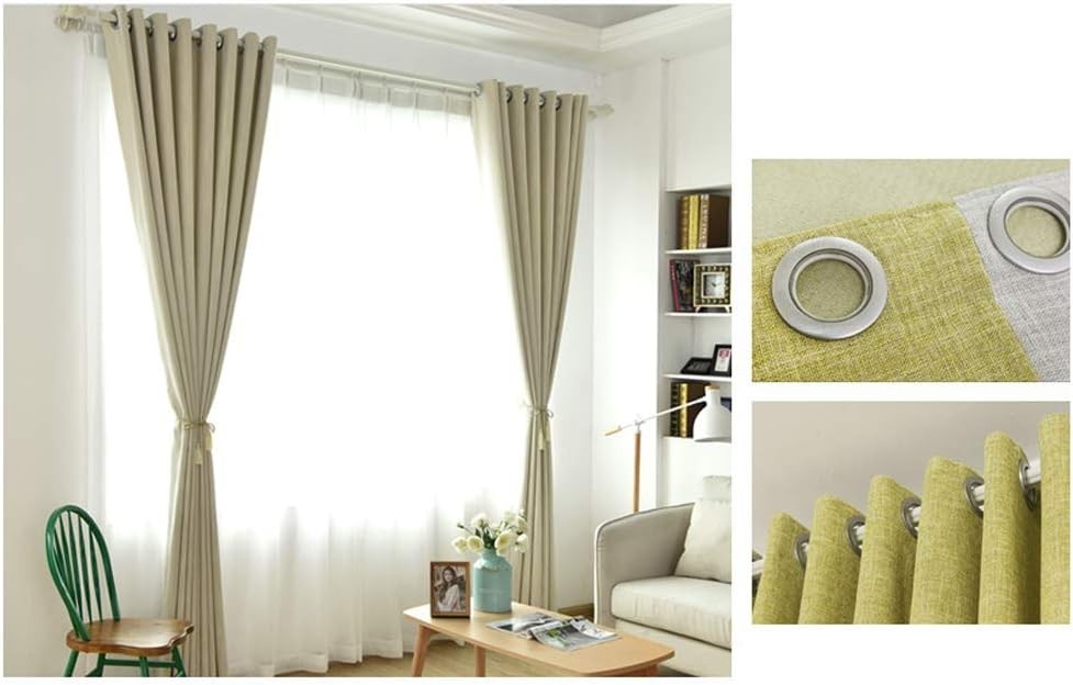 Silence Sliding Curtain Grommets - 20 Pack, Durable ABS Plastic - 1-9/16" ID