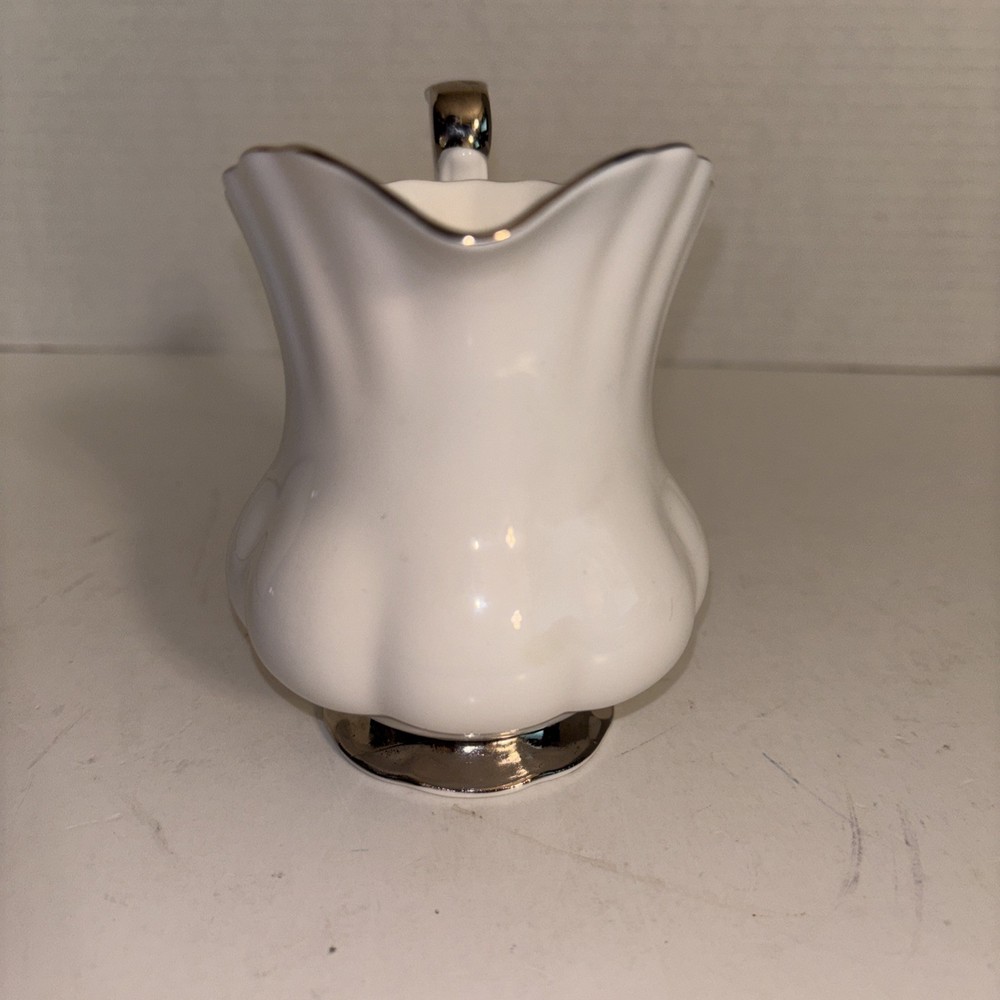 Royal Albert Chantilly Platinum Creamer