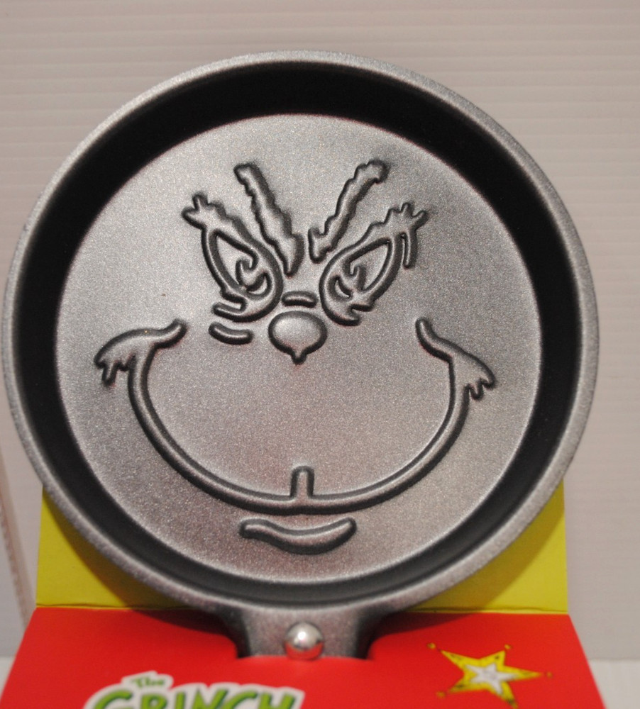 grinch pancake pan and mix