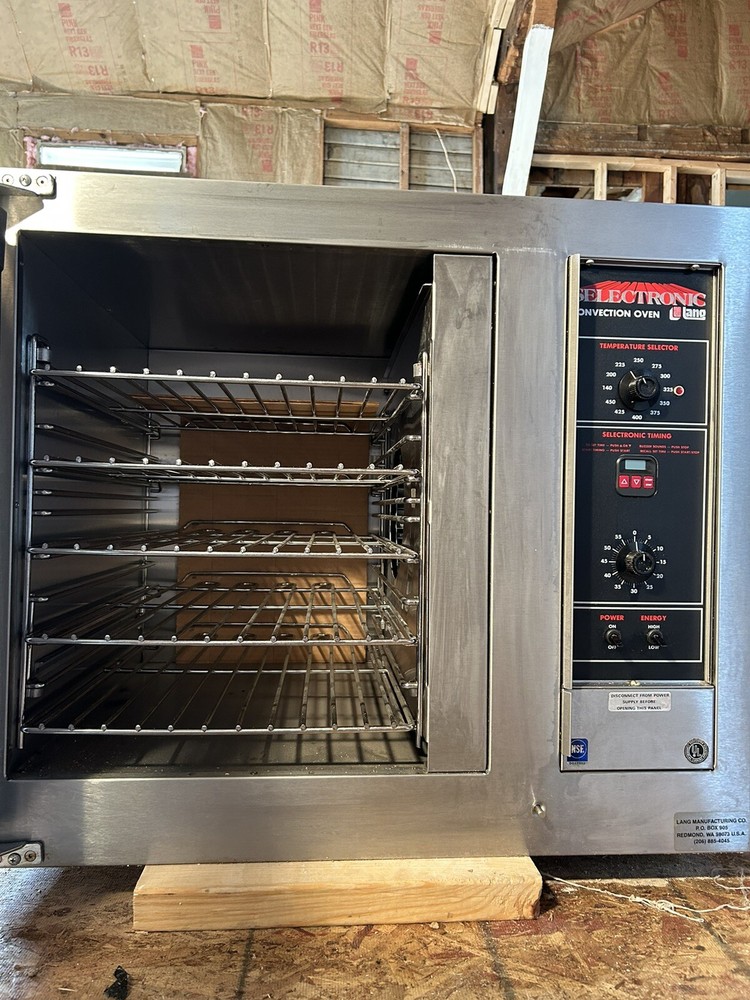 commercial convection oven electric, Lang Selectronic.