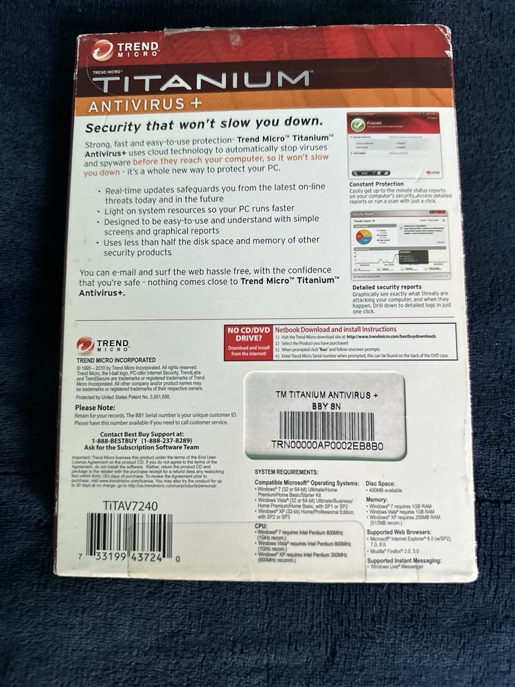 Trend Micro Titanium Antivirus+