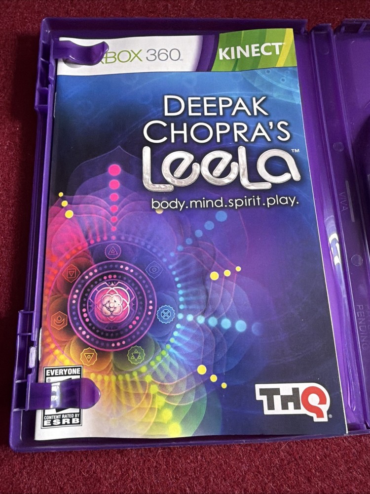 Xbox 360 Kinect Sensor Model 1414 With Deepak Chopra’s Leela Untested