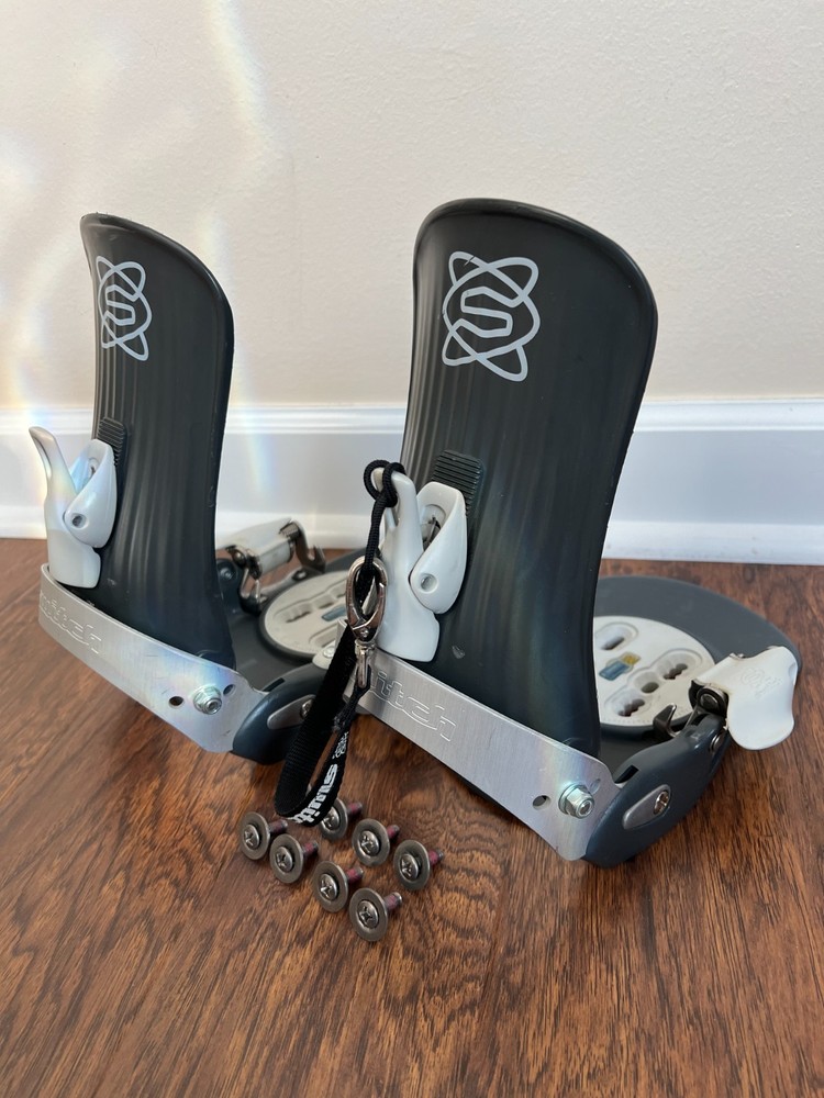 *WOW* Vintage ~Switch Standard X~ Snowboard Step-in Bindings w/Hardware Italian