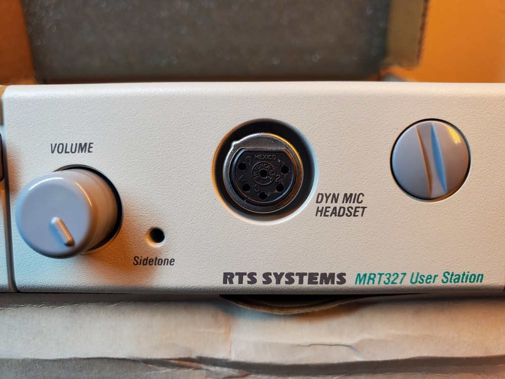 TELEX RTS SYSTEMS MRT327 USER STATION STILL IN BOX NEVER USED