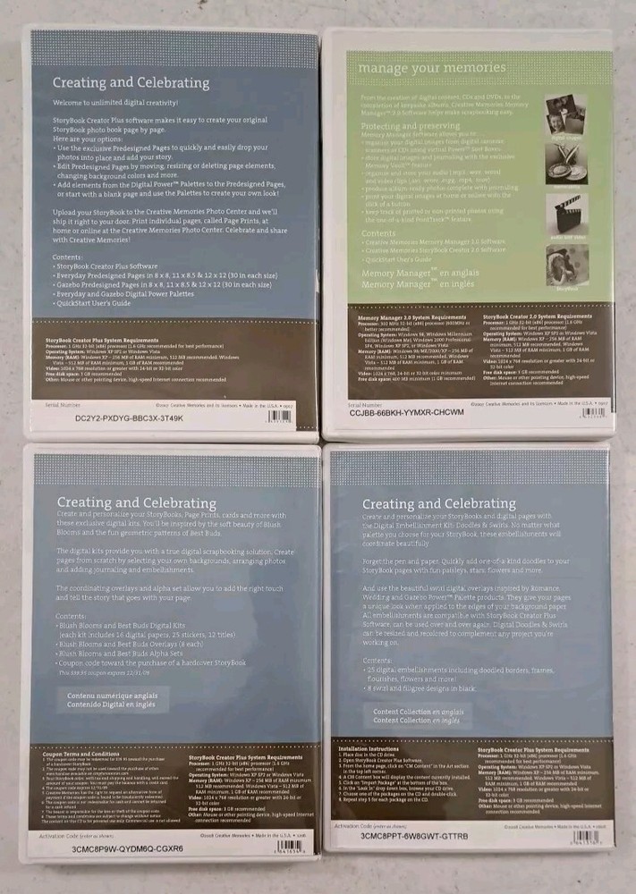 Creative Memories Digital Content & Software-STORYBOOK