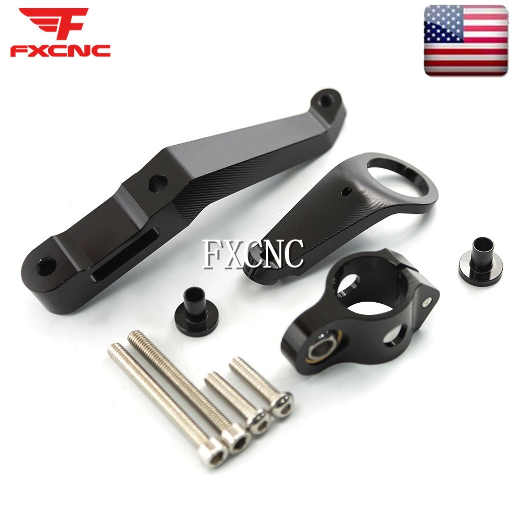 Adjust Steering Damper & Stabilizer Mount Bracket For Honda CBR954RR 2002-2003