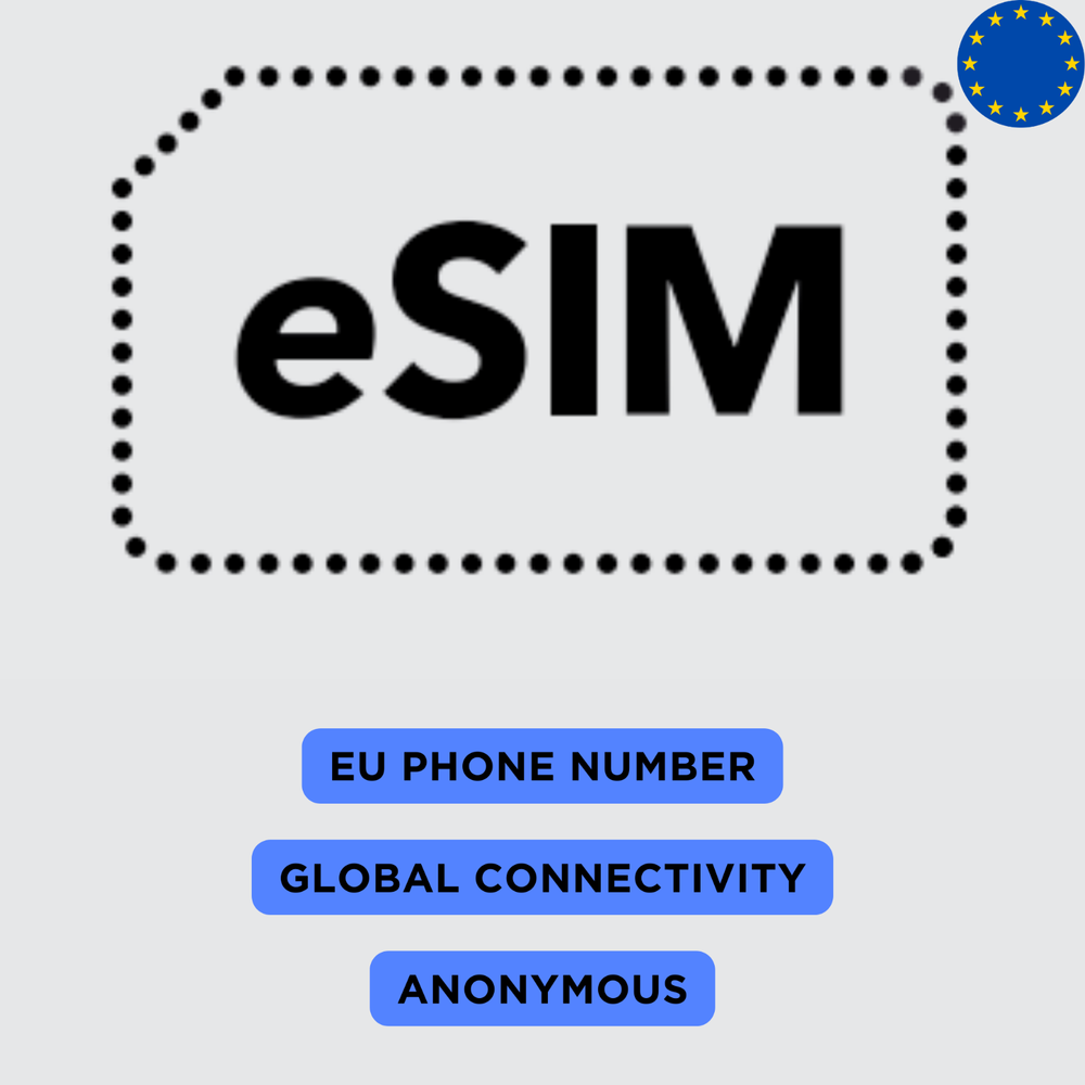eSIM for verifications | Prepaid, Anonymous Activation | Replenishabl