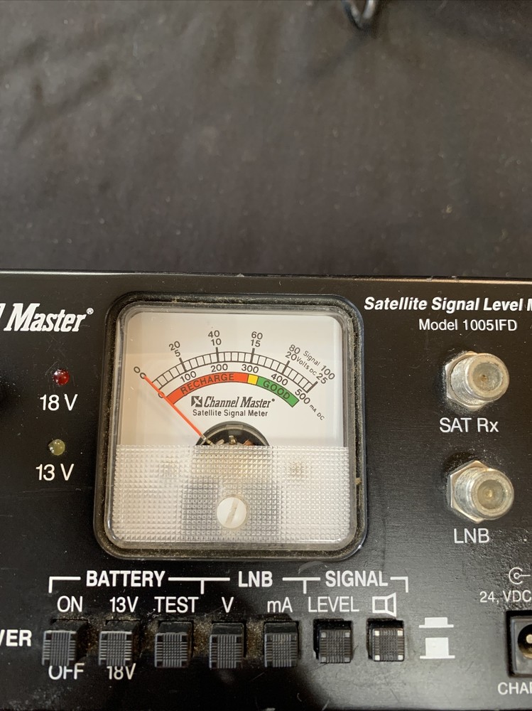Channel Master Satellite Signal Level Meter Model 1005IFD Untested 🔥
