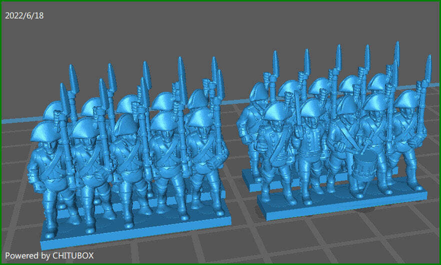 Spanish Musketeers btg - 15mm epic size
