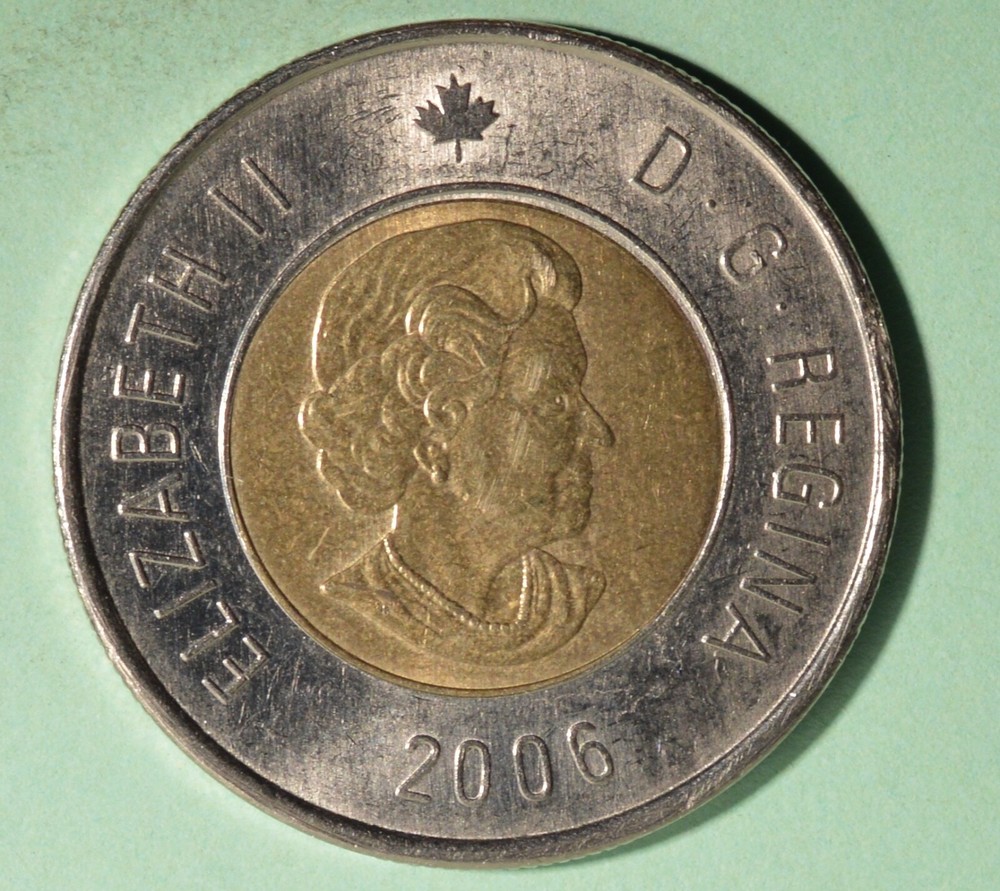 2006 - Canada Toonie $2 Dollar  - Inv# A-370 🇨🇦🇨🇦