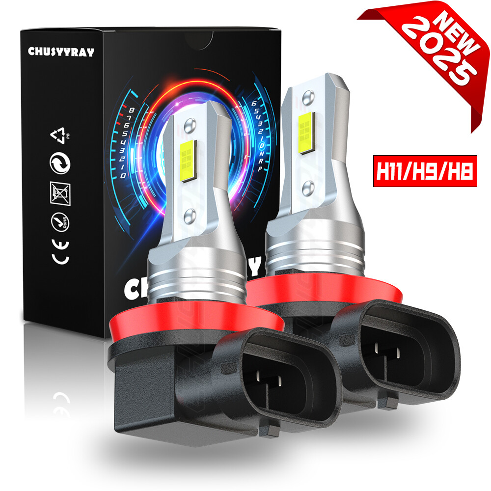 For Chevy Traverse 2009-2017 Bright H11 LED Headlight Bulbs Kit Low Beam White